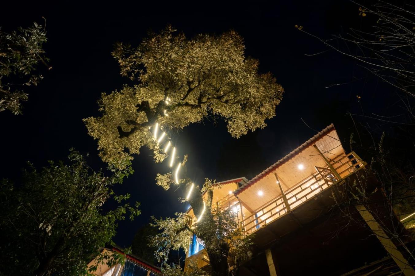 Villa Into The Woods Treehouse Jibhi Exterior foto